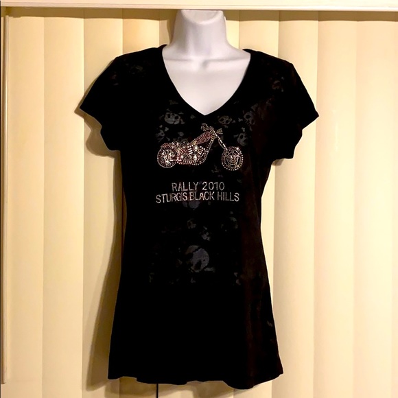 Sturgis Bike Rally 2010 Event Black T-Shirt - L - Picture 2 of 11